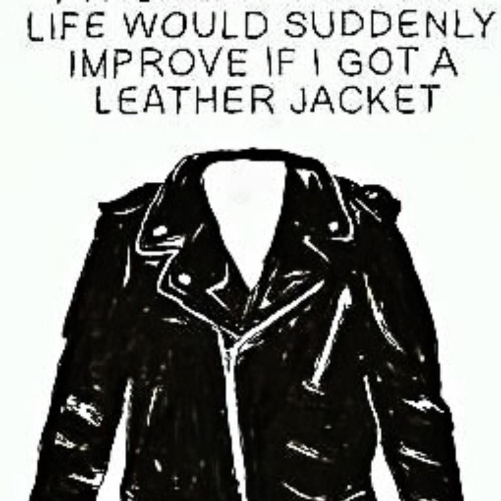 Cuz Dudes looks a bit more bad-az in leather